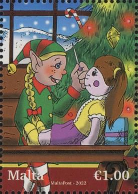 Elf Making Doll
