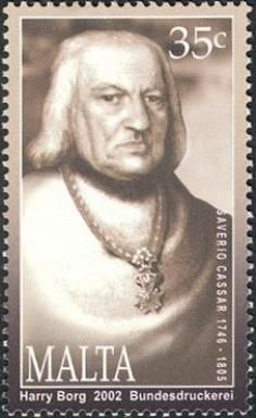 Archpriest Saverio Cassar, 1746-1805 (Archpriest & Governor)