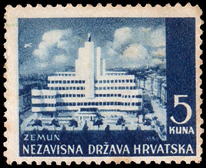 Modern building at Zemun