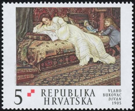 Vlaho Bukovac - Divan (1903)