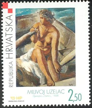Milivoj Uzelac: "Girl in the Boat" (1928)