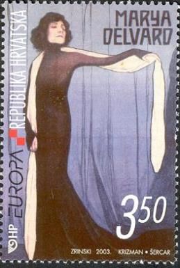 Poster Marya Delvard, 1907