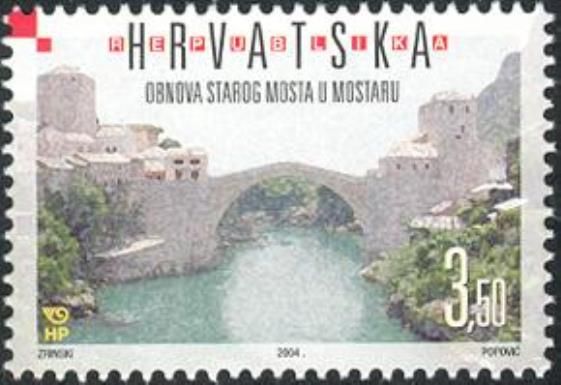 Reconstruction of the old bridge in Mostar (World Heritage 2