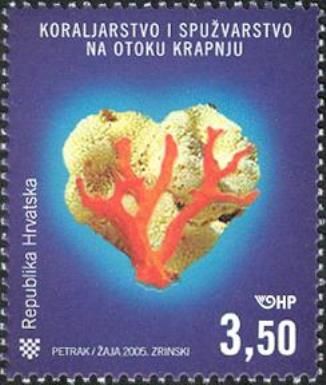 Red Coral (Corallum rubrum), Greek Bathing Sponge (Euspongia