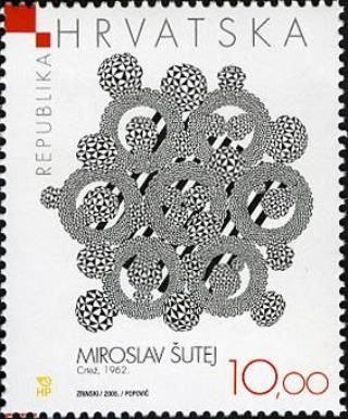 Miroslav Šutej, Drawing, 1962, Indian ink on paper,