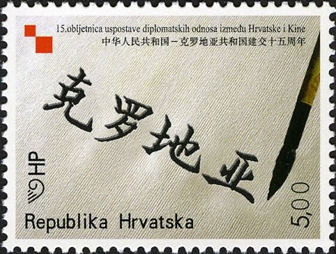 Croatia Written in Chinese Alphabet
