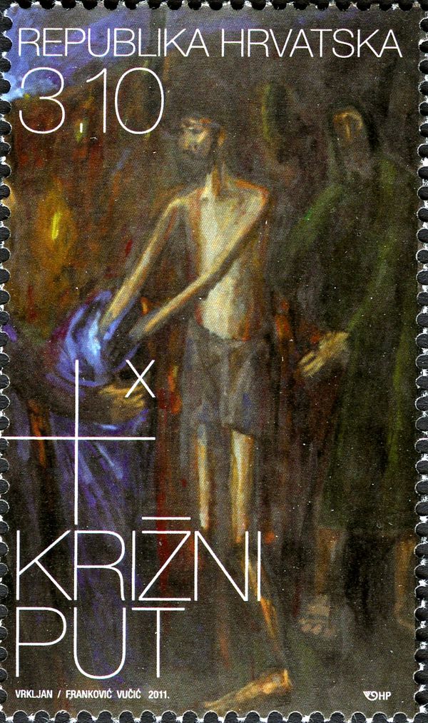 Jesus stripped of his garments