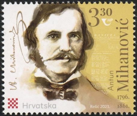 Antun Mihanović (1796-1861), Poet