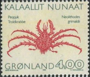 Porcupine Crab (Neolithodes grimaldii) 