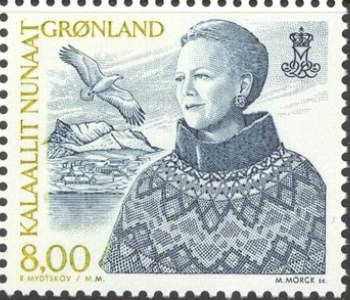 Queen Margrethe II; White-tailed Eagle (Haliaeetus albicilla