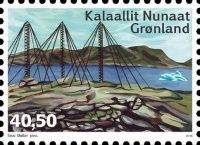 Meteorological Station Narsaq Point, painting by Sissi Mølle