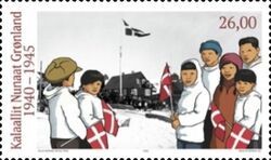 Danish Flag Raised in Nuuk, 1945