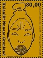 Traditional Woman's Facial Tattoo Pattern