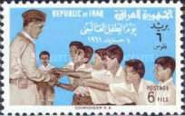 President Kassem with Children