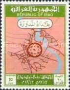Old city map of Baghdad