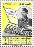 General Kassem and tank parade