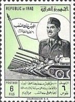 General Kassem and tank parade