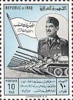 General Kassem and tank parade