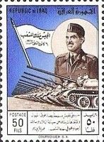 General Kassem and tank parade