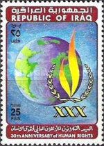 Globe, freedom flame