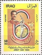 President Saddam Hussein, number '6'
