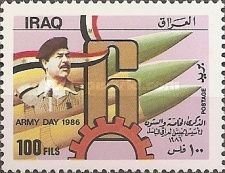 President Saddam Hussein, number '6'