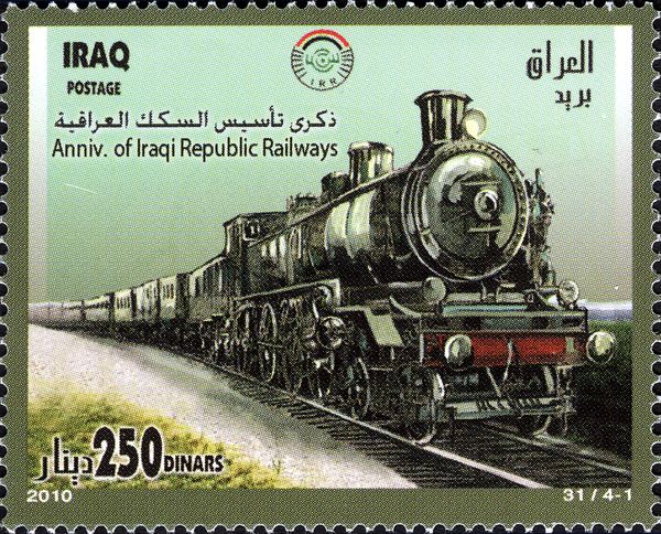 Train with a steam locomotive