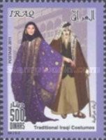 Man and woman in a folk costume