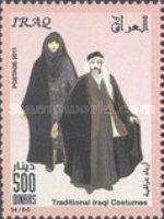 Man and woman in a folk costume