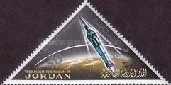 Mercury-Redstone Rocket in Flight