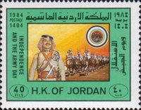 King Hussein and Camel Corps