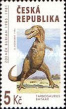 Tarbosaurus bataar, painting by Zdeněk Burian