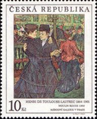 Henri de Toulouse-Lautrec (1864-1901): Moulin Rouge, 1892