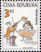 Violinist and washerwoman (Vladimír Renčín)