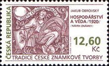 Economy and science, the stamp from 1920