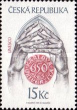 Hands forming Arch and Seal