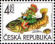 A water spirit riding on a catfish