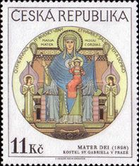 An image of the Mother of God (from 1898)
