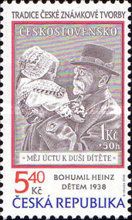 Bohumil Heinz´s stamp for children from 1938