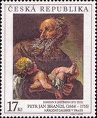 Petr Jan Brandl (1668-1735): Simeon with the Infant Jesus