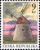 Stone windmill in Kuželov