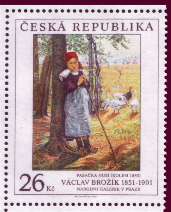 Václav Brožík (1851-1901): The Goose Keeper, 1885