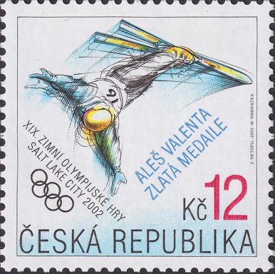 Winter Olympic Games in Salt Lake City - Aleš Valenta (gold)