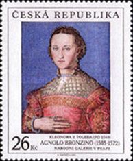 Agnolo Bronzino (1503-1572): Eleonore from Toledo (after 154