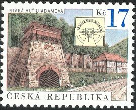 The iron furnace at Stará huť nearby Adamov