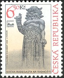 The statue of Radegast at Radhošť