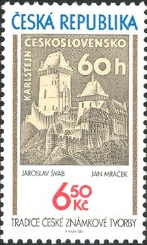 Karlštejn castle by Jaroslav Šváb