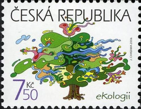 Ecology (The winning stamp from the competition)