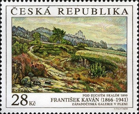 František Kaván (1866-1941): "Pod Suchým skalím", 1899