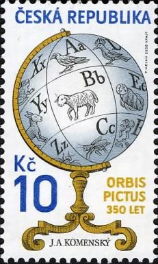 Work of J. A. Komenský Orbis pictus - 350th anniversary